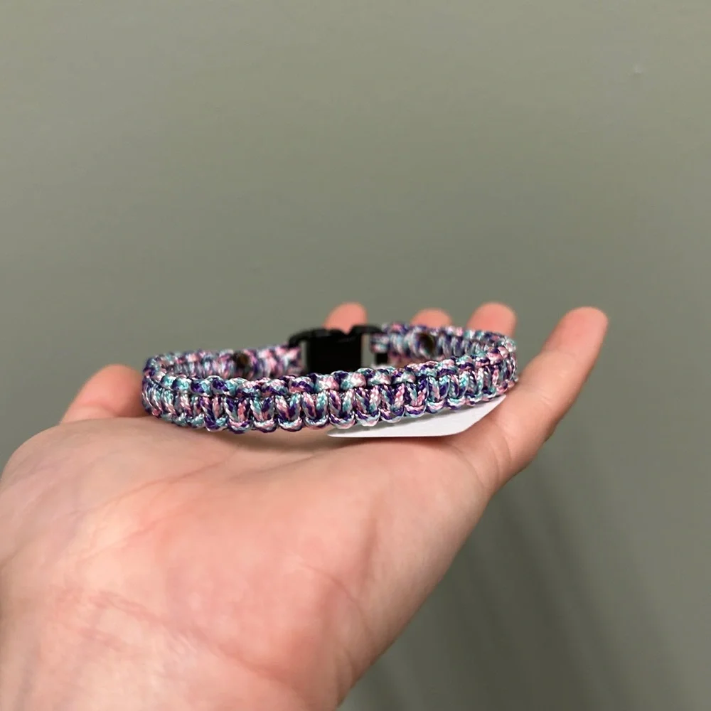 Multicolor Braided Cat Collar